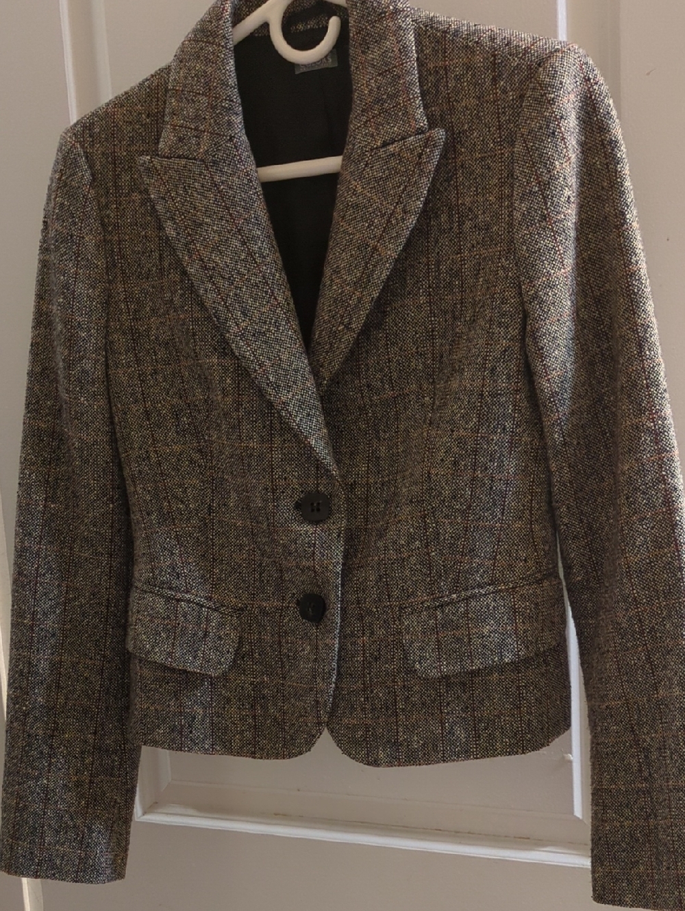 United Colors Of Benetton Multicolor Tweed Blazer